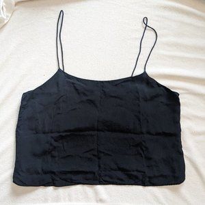 Grana Black 100% Silk Camisole M